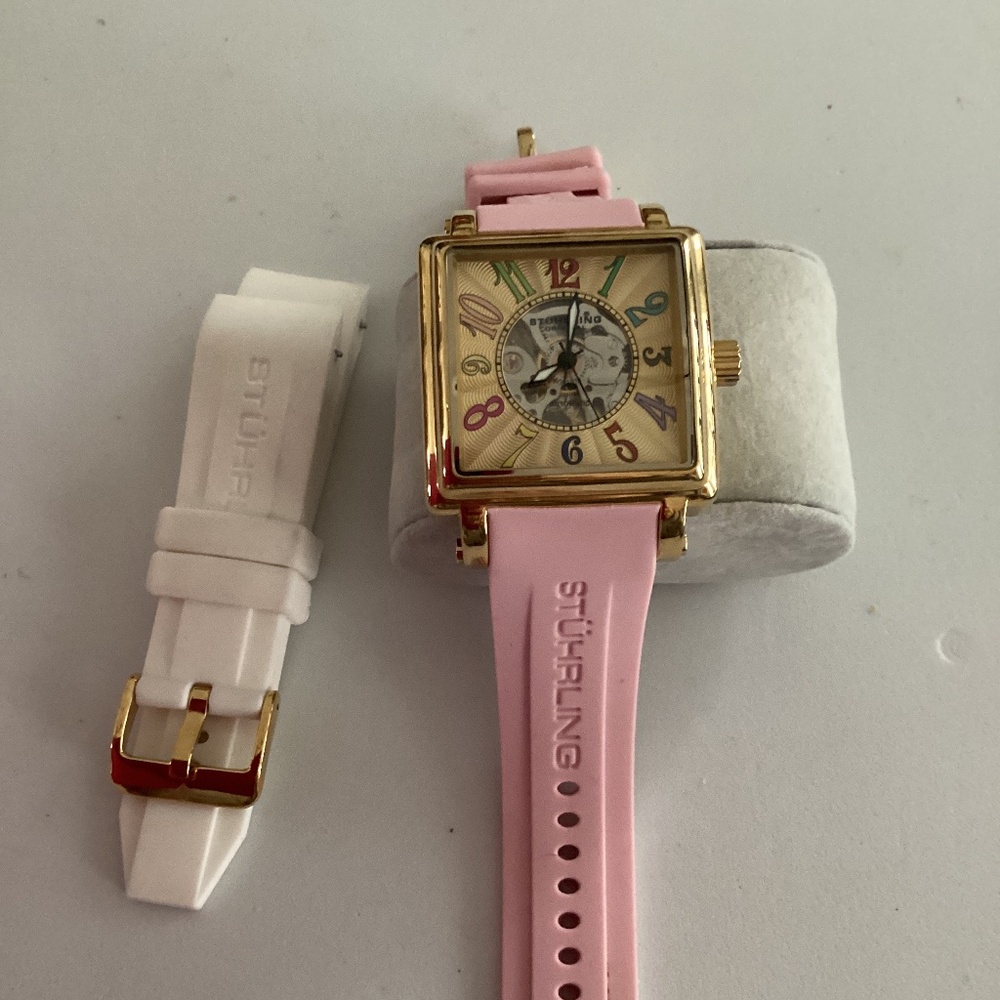 Sterling Lady Ozzie automatic watch with extra band